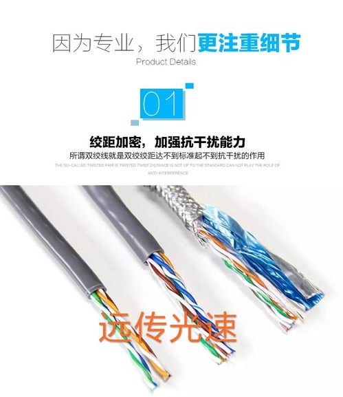远传光速 国标 千兆无氧铜网络线 cat5 过福禄克测试